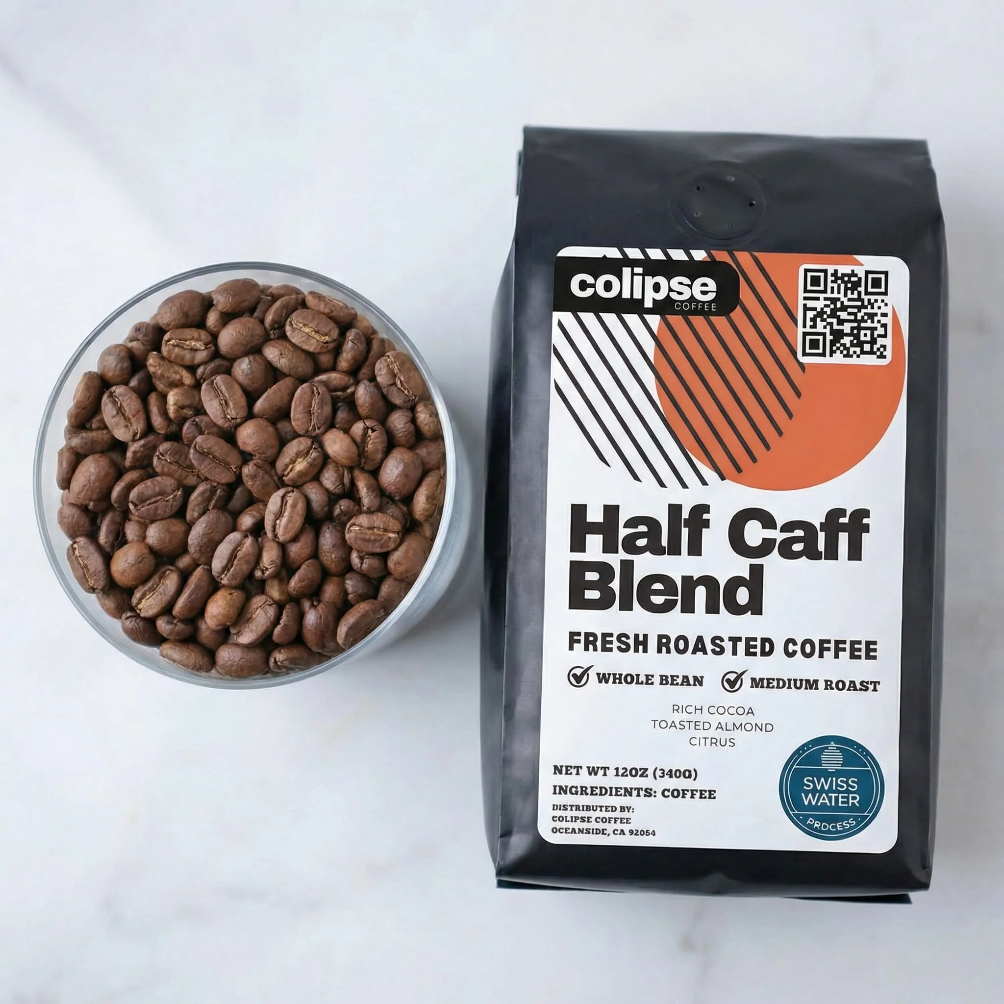 Half Caff Coffee Beans Swiss Water® Process - Image 9